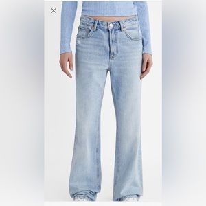 Medium/light blue Stradivarius denim jeans.